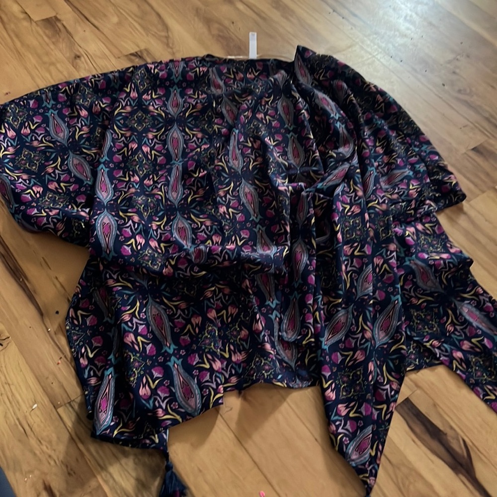 Dark paisley kimono